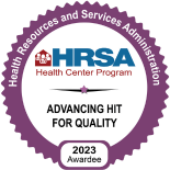 the hrsa badge for advancing hit for quality