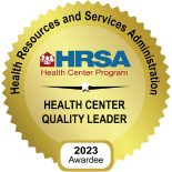 the health center quality leader badge