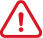 an image of a red triangle with a black background
