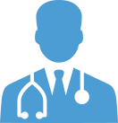 a doctor with a stethoscope on his chest