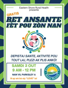a flyer for a charity event